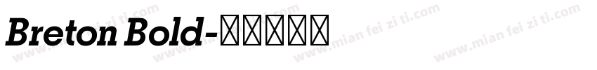 Breton Bold字体转换